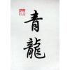 Chinese Green Dragon Calligraphy Chinese Symbols Painting