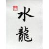 Water Dragon Art Calligraphy Symbol Chinese Painting