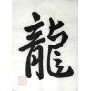 Chinese Dragon Calligraphy Symbol Painting