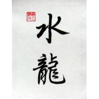 Water Dragon Art Calligraphy Symbol Chinese Painting